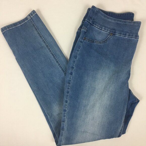 Chico's Perfect Stretch Pull-On Jeans Light Wash Size 0.5 - Picture 2 of 12